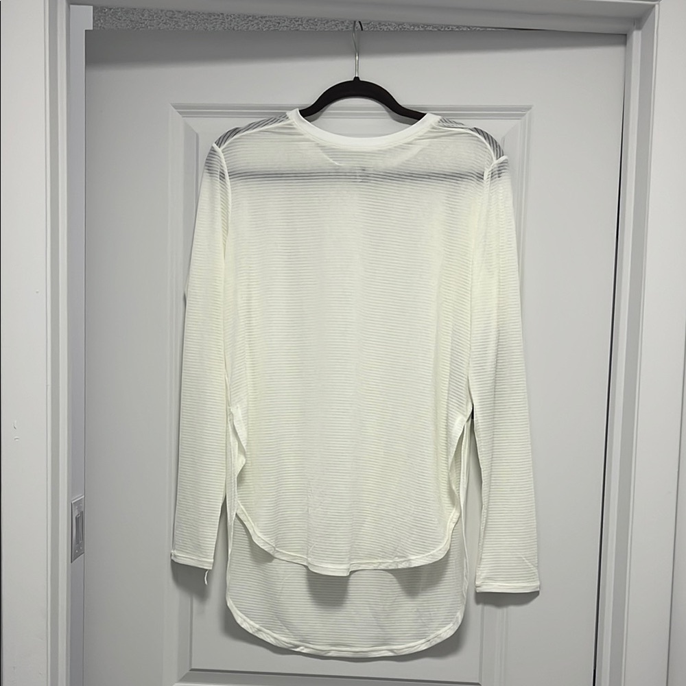 White Long Sleeve Top